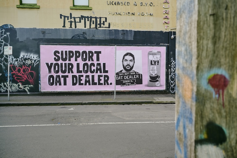 Oatly calls on Australians to support their local oat dealers in its newly launched campaign